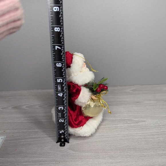 Santa Claus Ornament and/or Small Christmas Tree Topper 6.5" Tall - Picture 10 of 10